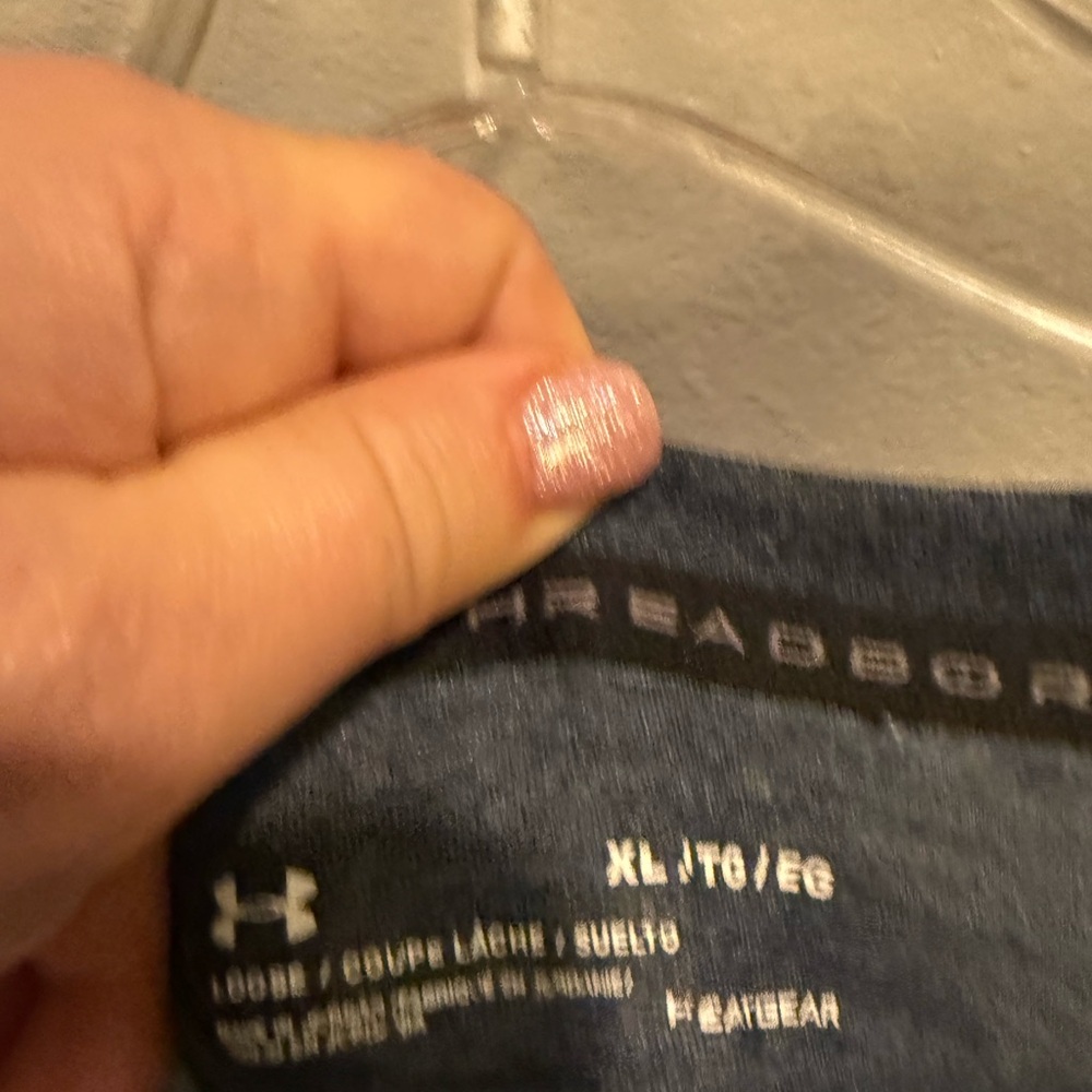 Under Armour Men's Dark blue threadborne XL TG Short Sleeve Tee - Picture 5 of 8